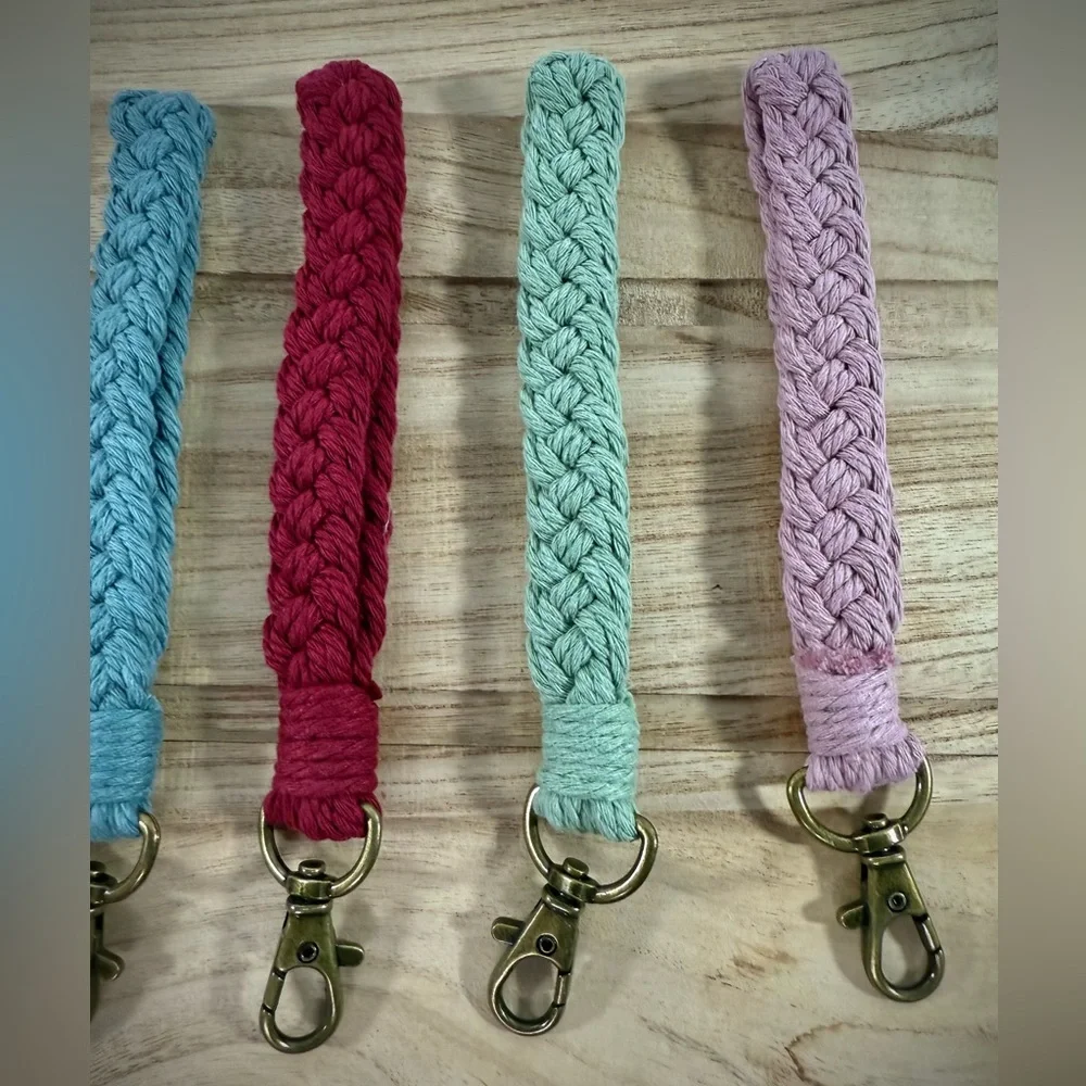 Braided Woven Wrislet Keychain‎ Strap